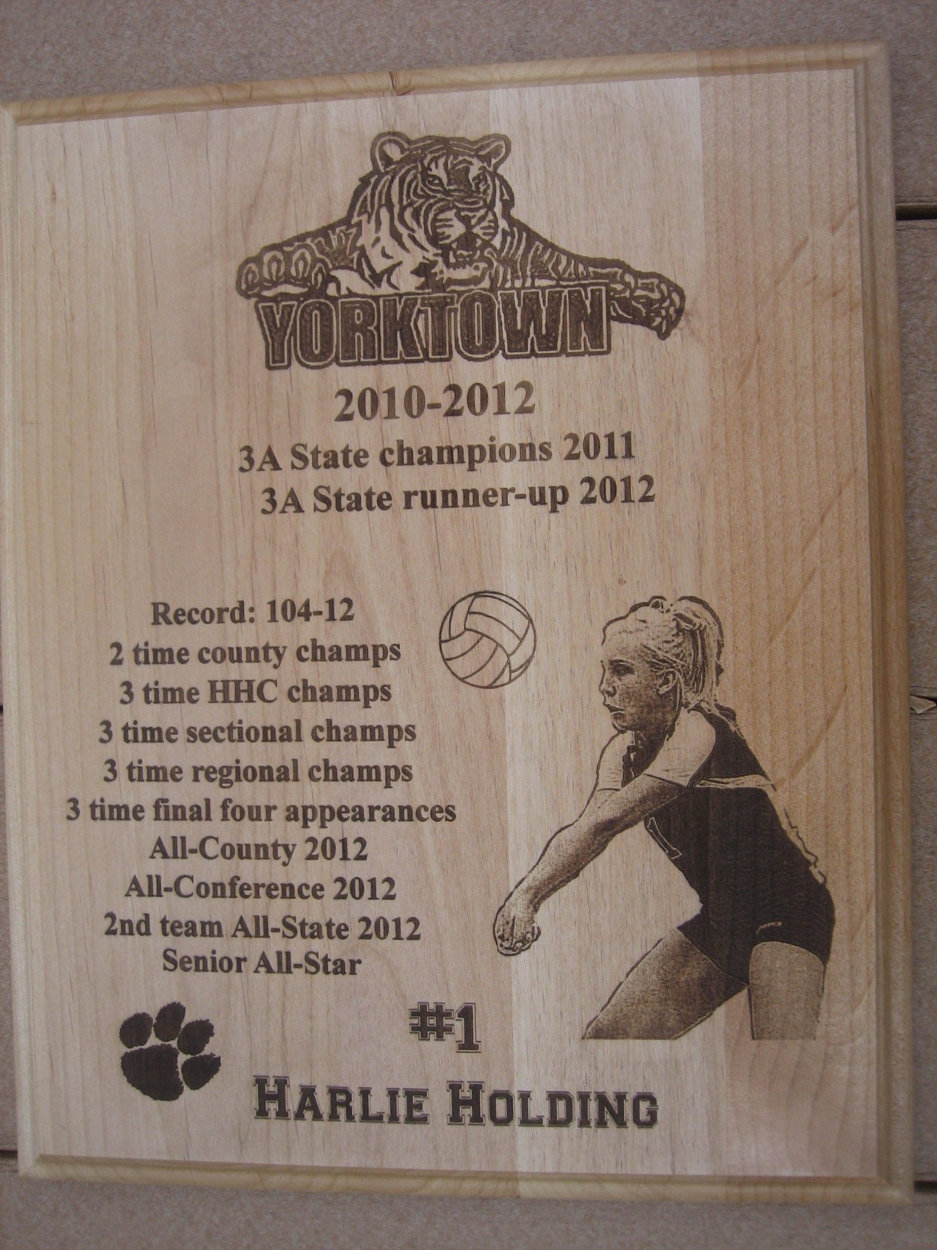 Laser-Engraved Photo Plaques